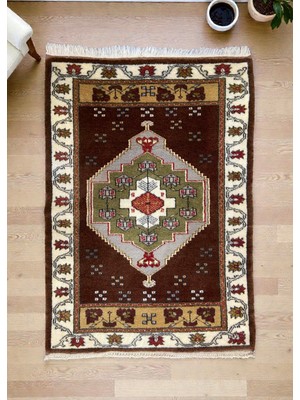 Cicim Halı El Dokuma Anadolu Yörük Halı 80X120 cm