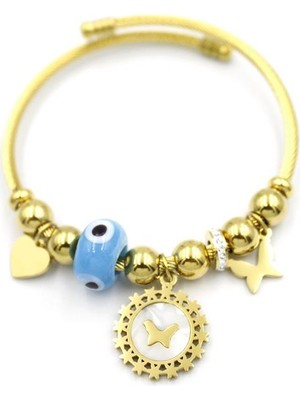 Ne Verelim Size Kelebek Charm Bilezik - Altın