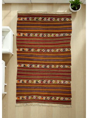 Cicim Halı El Dokuma Konya Kilim 134X220 cm