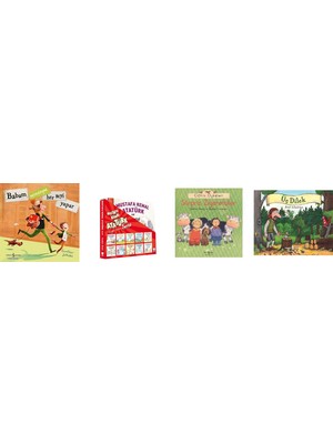 İş Bankası Kültür Yayınları Babam Neredeyse Her Şeyi Yapar + 3 Kitap (Set)
