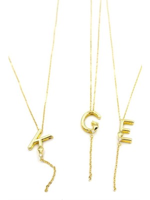 Ne Verelim Size Uzak Şehir Harf Kolye - Altın