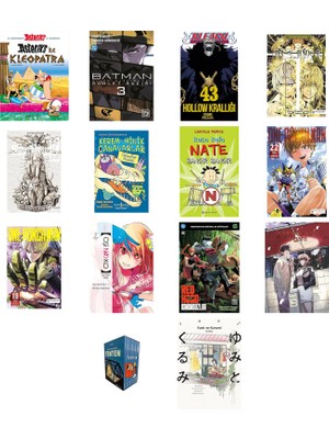 Alfa Yayınları Asteriks ile Kleopatra + 13 Kitap Daha (Set)