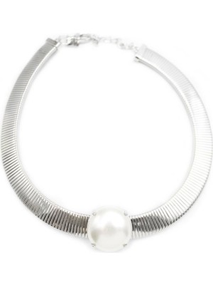 Ne Verelim Size Incili Tasma Kolye - Gümüş