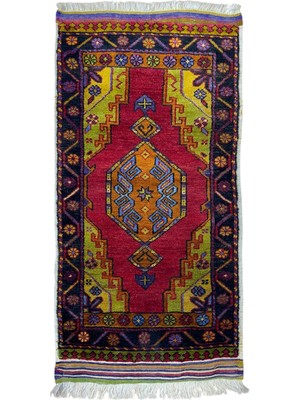 Cicim Halı El Dokuma Konya Halı 57X119 cm