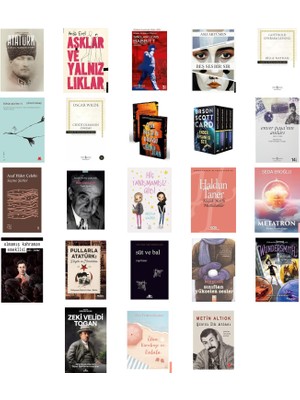 İş Bankası Kültür Yayınları Atatürk - Kurucu Felsefenin Evrimi + 22 Kitap Daha (Set)