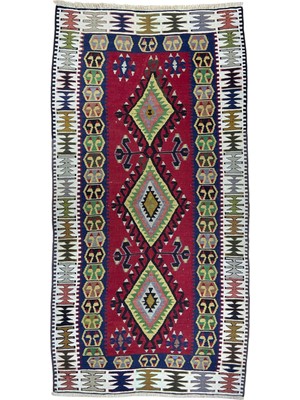 Cicim Halı El Dokuma Anadolu Kilim 102X204 cm