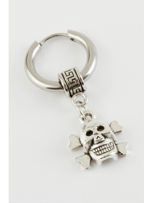 Marsilyan Kuru Kafa Erkek Çelik Küpe