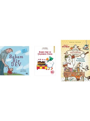 İş Bankası Kültür Yayınları Babam Bir Dev + 2 Kitap (Set)