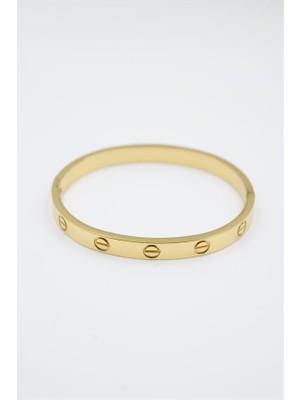 Ne Verelim Size Crt Model Taşsız Bilezik - Altın