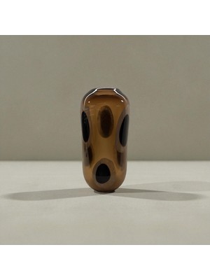 Qua Home Mauvais Cam Vazo Kahverengi 17X12X33 cm