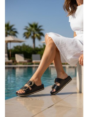 Cozi Company Kadın Suya Dayanıklı Günlük Bahçe Plaj Rahat Terlik