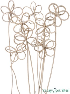 Yapay Çiçek Sitesi Kuru Çiçek Lata Kalın Ay Çiçeği 45 cm 9lu