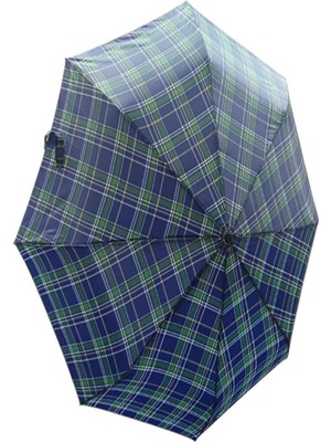 Vardem Katlanır Otomatik Şemsiye 8 Telli Desenli (Polyester Kumaş)
