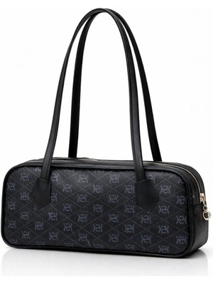 Avca Kadın Siyah Vintage Baget El Omuz Çanta