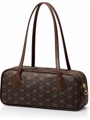 Avca Kadın Siyah Vintage Baget El Omuz Çanta