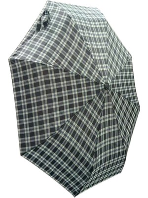Vardem Katlanır Otomatik Şemsiye 8 Telli Desenli (Polyester Kumaş)