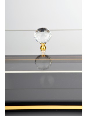 Adenz Gold Renkli Hediye Bohça Çeyiz Nişan Kutusu 25 CM X 11 CM X 20 CM Şeffaf Pleksi