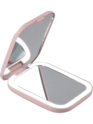 Teknotrust Dokunmatik LED Makyaj Aynası, Katlanabilir, Şarjlı, Uzun Süreli Kullanım