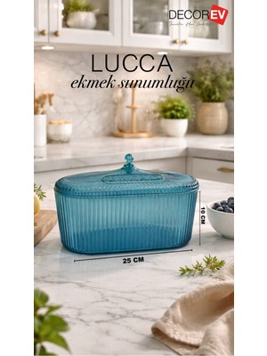 Decorev Kapaklı Ekmek Saklama Kutusu – Şeffaf Tasarım, Hijyenik ve Uzun Süre Tazelik