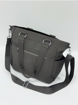 ÖZER-4003 Sanmorris Suya Dayanıklı Saten Kumaş Çapraz Askılı Kadın El ve Omuz Çantası