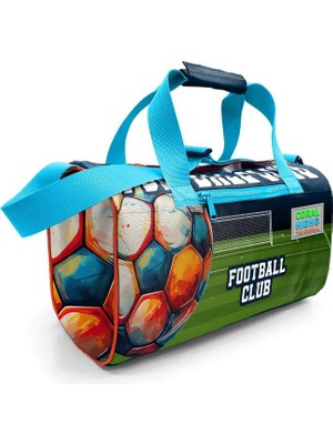 Coral High Lacivert Futbol Desenli Spor Çantası 27525