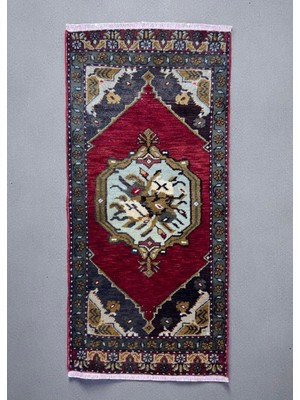 Cicim Halı El Dokuma Anadolu Halı 47X102 cm
