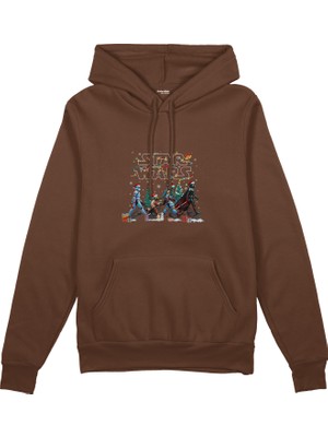 The Lucid Lab Star Wars Abbey Road Walk Oversize Hoodie - Kahverengi