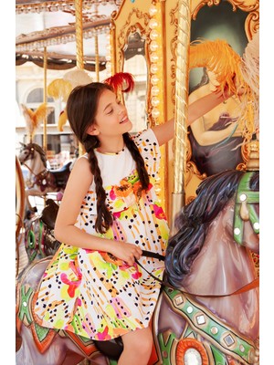 SheShe Papaya Elbise