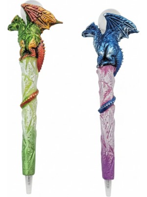 Dogadastore Dragon Ejderha Işıklı Polyester Tükenmez Kalem