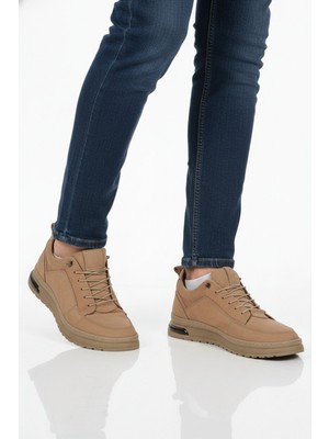 Ayakmod Kum Nubuk Hakiki Deri Erkek Casual Ayakkabı 138 M