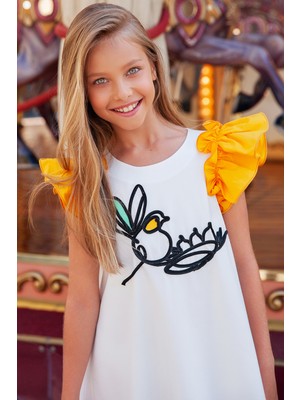 SheShe Kuş Nakışlı Elbise