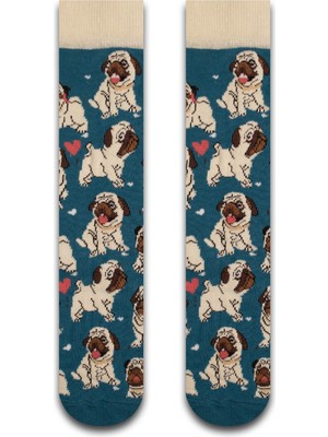 Neşeli Çoraplar Cool Dog Renkli Unisex Çorap