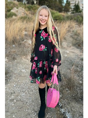 SheShe Gül Desenli Elbise