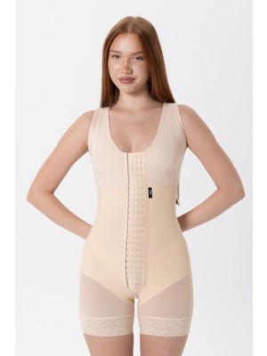 HA-3100 H&a Korse Stage 2 Göğüslü Kısa Şort Korse Medikal Liposuction Karın Germe Doğum Sonrası Günlük Korse