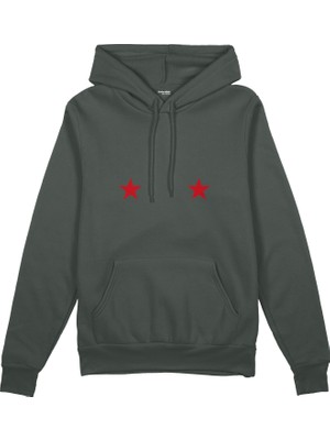 The Lucid Lab Star Babe Oversize Hoodie - Antrasit