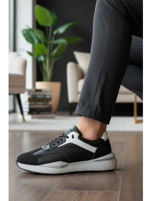 Ürün Ismi: Enoch Erkek Sneaker - Ikonik Yan Panel Tasarımlı Hafif Tabanlı Şehir Ayakkabısı ve Konfor Odaklı Bağcıklı Yürüyüş Ayakkabısı