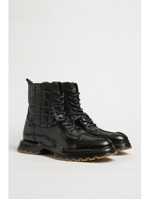 Faruk Balkanas Alvaro V2  Model Hakiki Kombinasyonlu Deri Ithal Taban Bot