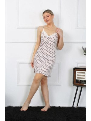 MTM My The Mall Kadın Ip Askılı Penye Kısa Gecelik