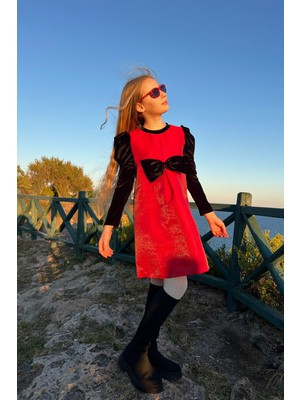 SheShe Kırmızı Parti Elbisesi