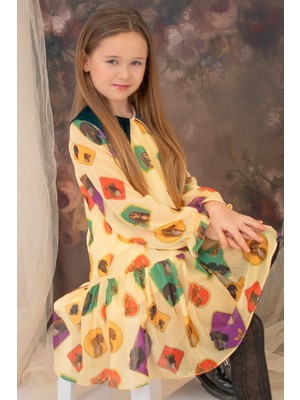 SheShe Köpek Desenli Elbise