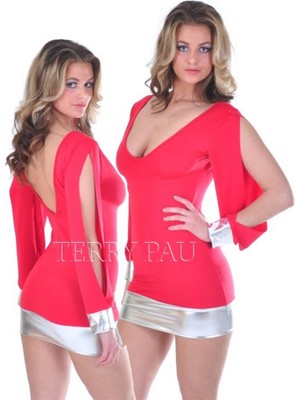 MTM My The Mall Giyim  B112118 Açık Kollu Mini Elbise