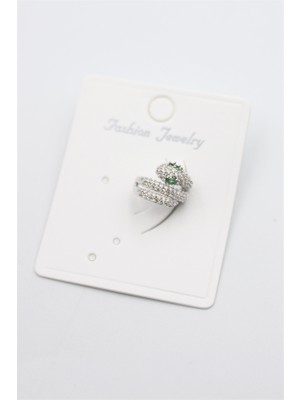 Royaleks Yılan Kıkırdak Küpe - Gümüş