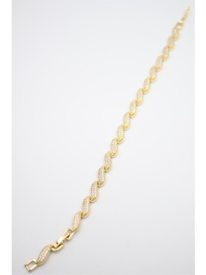 Royaleks Taşlı Vip Bileklik - Altın