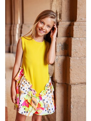 SheShe Sarı Papaya Elbise