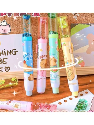 Cg Kids Capybara Kapibara Simli High Sürgülü Silgi - Yumuşak & Iz Bırakmaz Silgi 1 Adet 2 Adet 3 Adet Alabilirsiniz