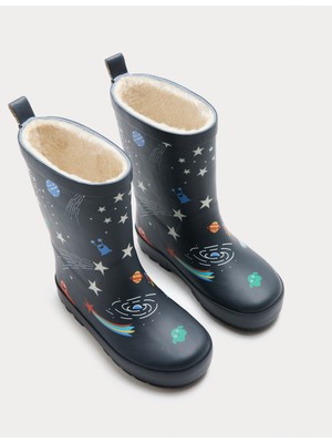 Marks & Spencer Uzay Desenli Yağmur Çizmesi