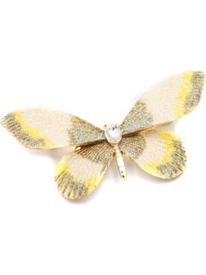 Royaleks Kelebek Broş - Yeşil