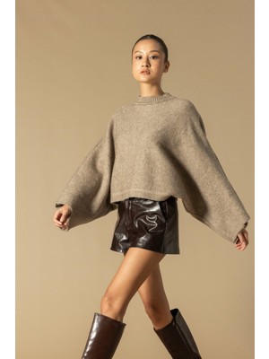 Nisan Triko Oversize Kazak