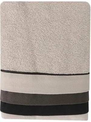 Porland Utica Bez Bordürlü Gri Havlu 50X90 cm