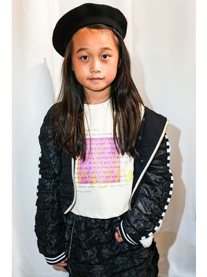 SheShe Siyah Kapişonlu Ceket